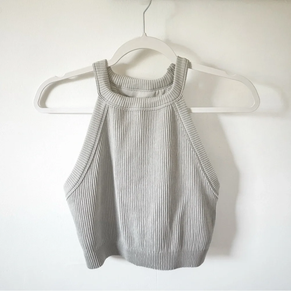 Aerie Superchill Seamless High Neck Top - Picture 6 of 11